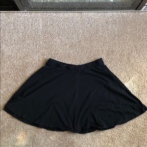 Black skater skirt